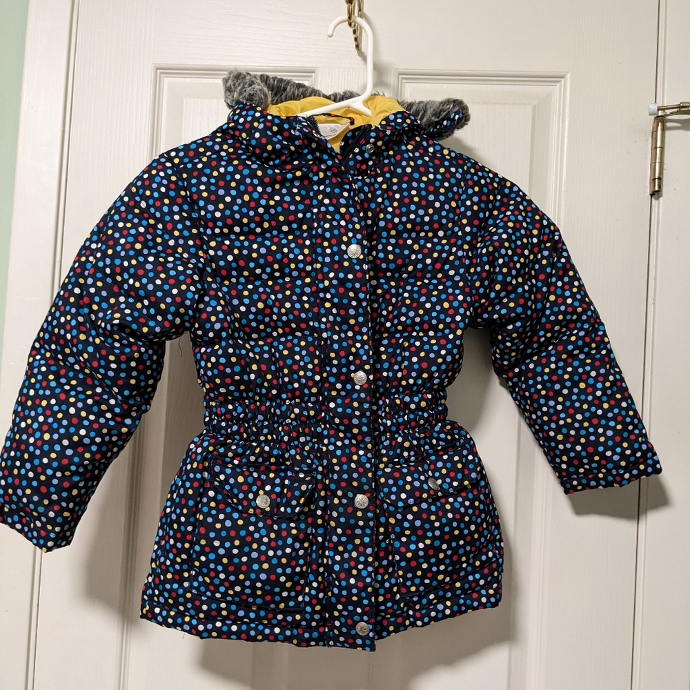Hanna Andersson Girls Puffer Jacket Size 120